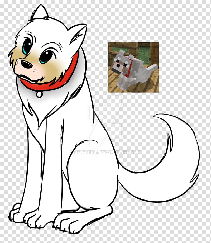 Minecraft: Story Mode Drawing Cat Dog, doge transparent background PNG clipart