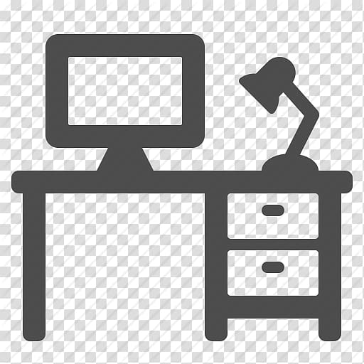 Computer Icons Office Desk Cubicle, Svg Desk Icon transparent background PNG clipart