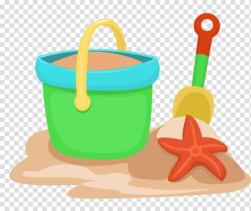 Beach Sea Drawing , ucket transparent background PNG clipart
