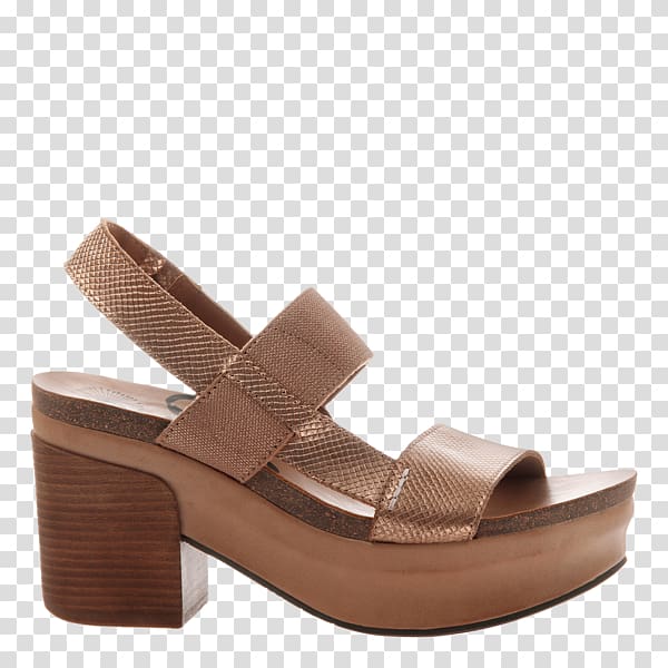 Sandal Slide Bronze Shoe, sandal transparent background PNG clipart