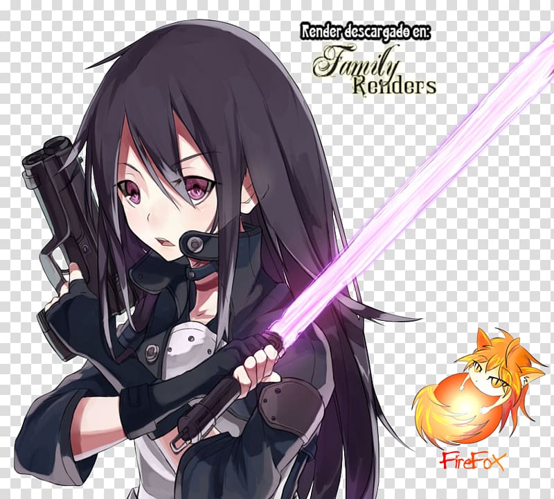Kirito Sinon Asuna Sword Art Online Alternative Gun Gale Online, asuna transparent background PNG clipart