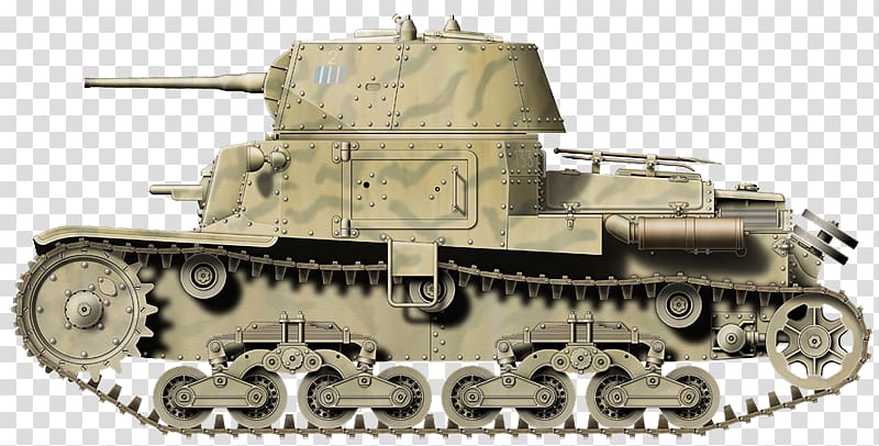 Churchill tank Second World War Fiat M13/40 Italian Army, Tank transparent background PNG clipart
