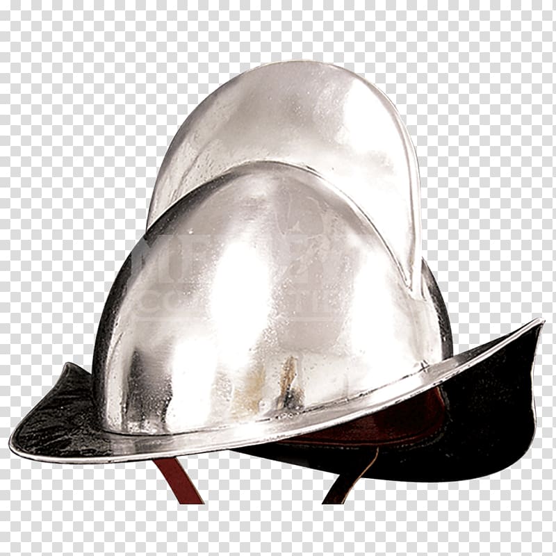 Helmet 16th century Morion Kettle hat Conquistador, Helmet transparent background PNG clipart