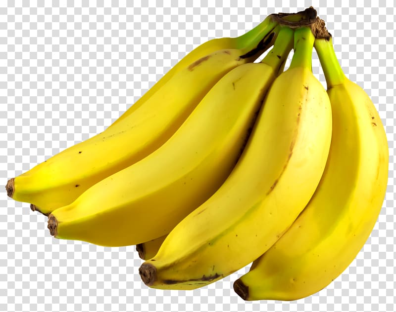 bundle of yellow banana, Banana , Bunch of Bananas transparent background PNG clipart