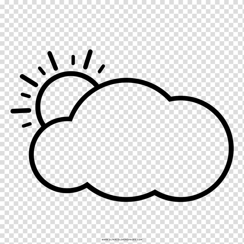 Coloring book Drawing Sky, weather transparent background PNG clipart