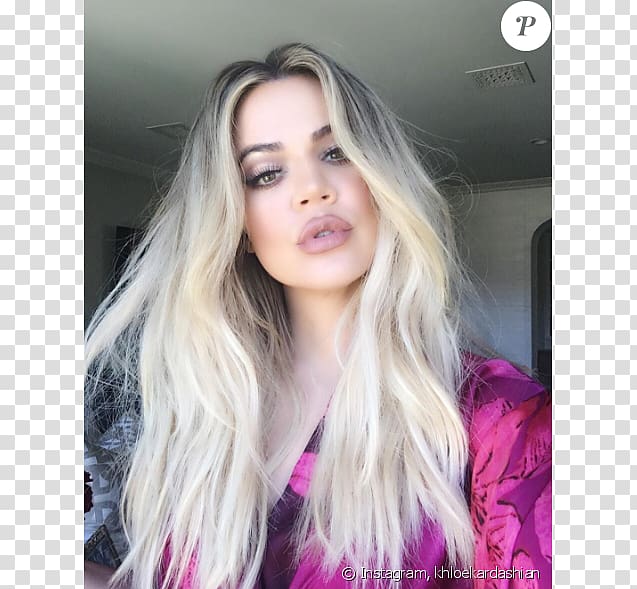 Khloé Kardashian Keeping Up with the Kardashians Blond Human hair color, Trey Songz transparent background PNG clipart