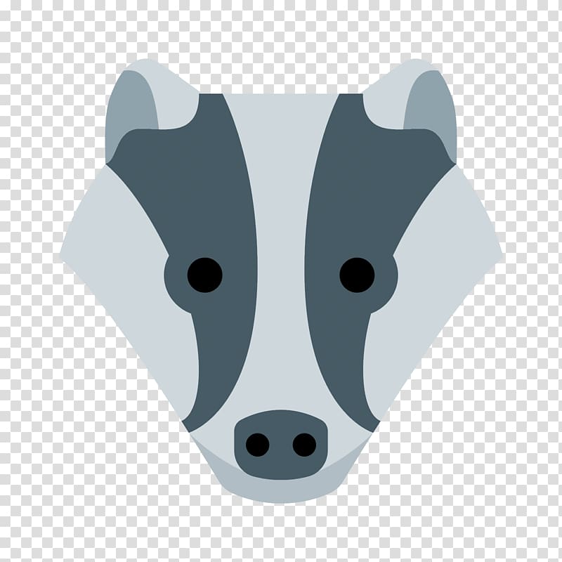 gray animal head , Badger transparent background PNG clipart