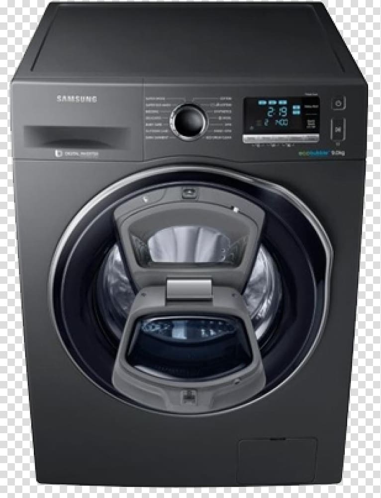 Washing Machines Samsung WW90K6410 Samsung AddWash WF15K6500 Samsung Galaxy S9, automatic washing machine transparent background PNG clipart