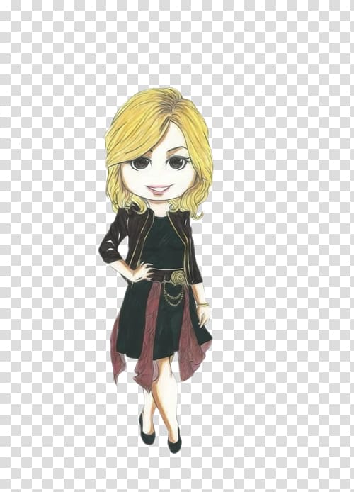 Blond Brown hair Cartoon Character, menininha transparent background PNG clipart