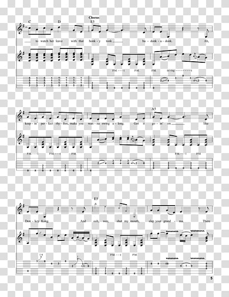 Paper Sheet Music Line White Point, Honky Tonk transparent background PNG clipart