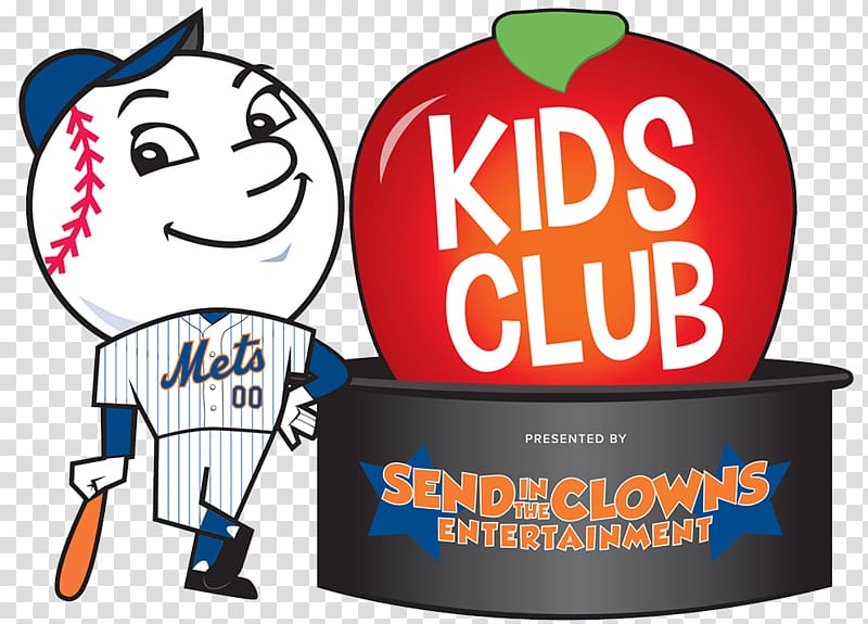 New York Mets MLB Mr. Met Kids club Association, baseball transparent background PNG clipart