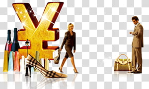 Finance Investment Bank Business Poster, Business men and women,Wealth elements transparent background PNG clipart thumbnail