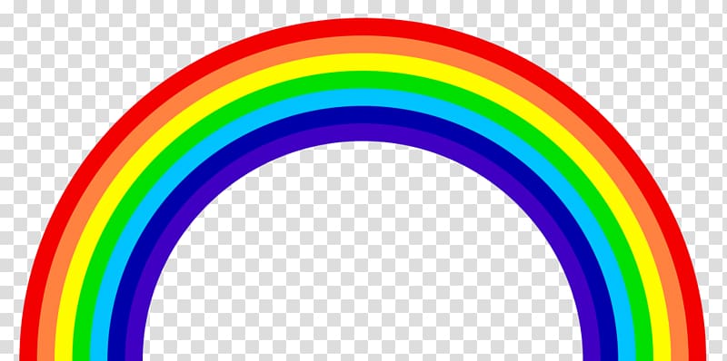 Rainbow ROYGBIV Color Light Orange, rainbow transparent background PNG clipart
