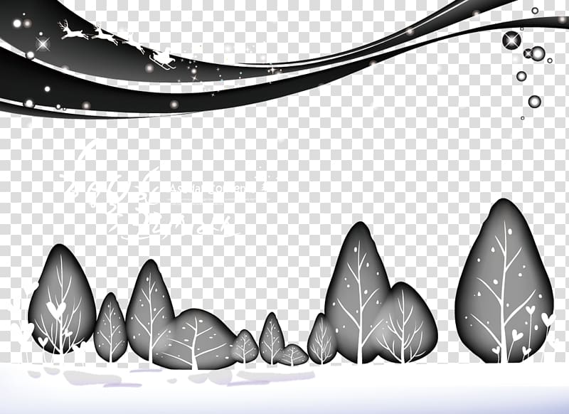 Winter Snow Tree, Winter snow transparent background PNG clipart