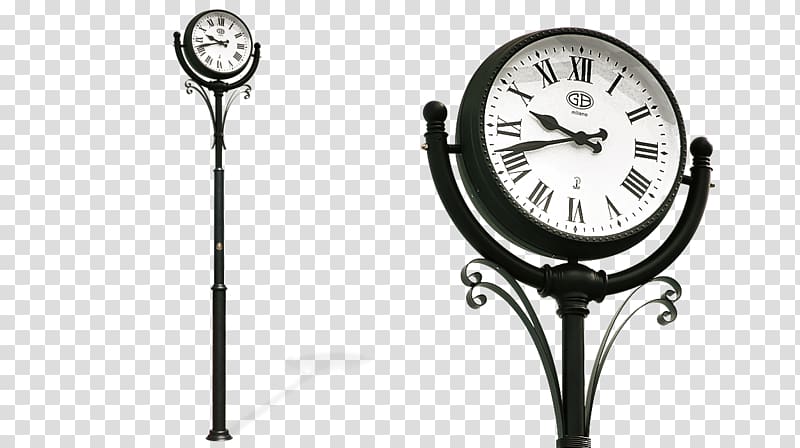 Street clock Street furniture Water clock, clock transparent background PNG clipart