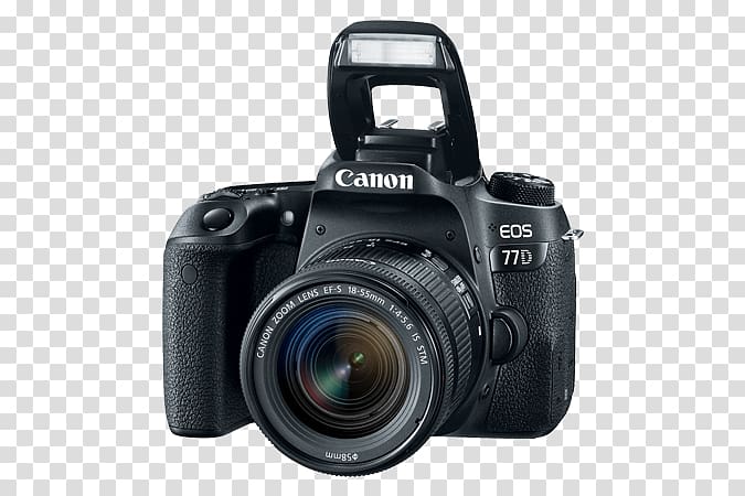 Canon EOS 77D Canon EOS 350D Canon EOS 400D Canon EOS 300D Canon EF-S 18–55mm lens, Camera Viewfinder transparent background PNG clipart