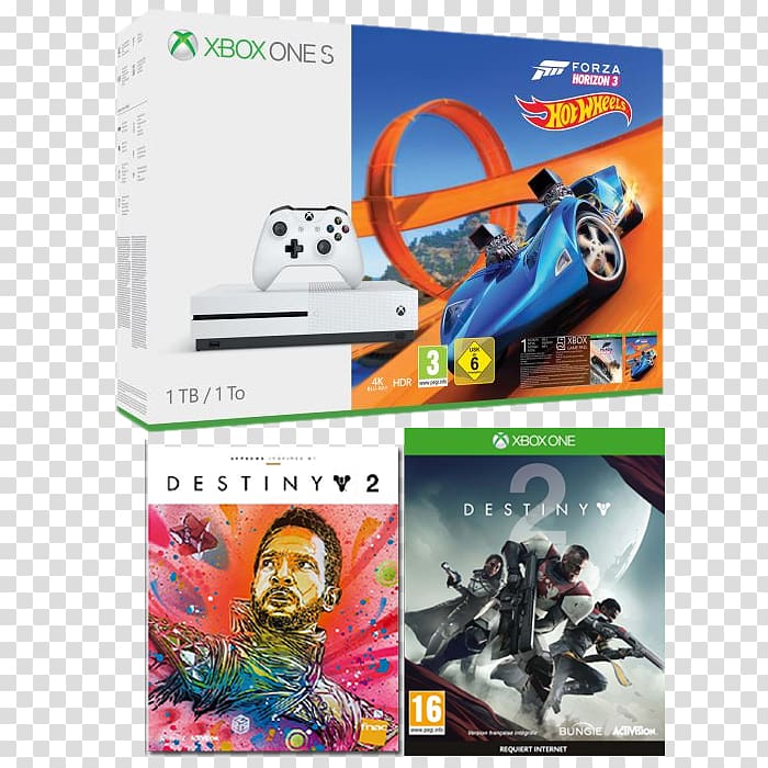 Forza Horizon 3 Microsoft Xbox One S Xbox One controller Xbox 360, Destiny 2 transparent background PNG clipart