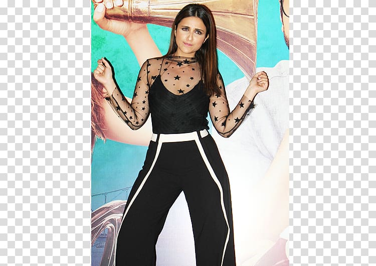 Sleeve Shoulder Leggings Turquoise Costume, Parineeti Chopra transparent background PNG clipart