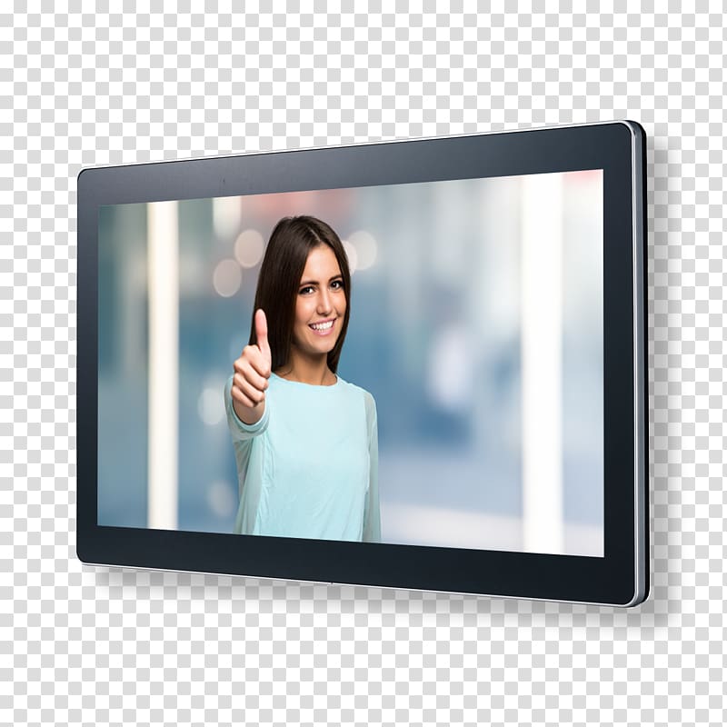 Flat panel display Computer Monitors Display device Display advertising, Contrast Ratio transparent background PNG clipart