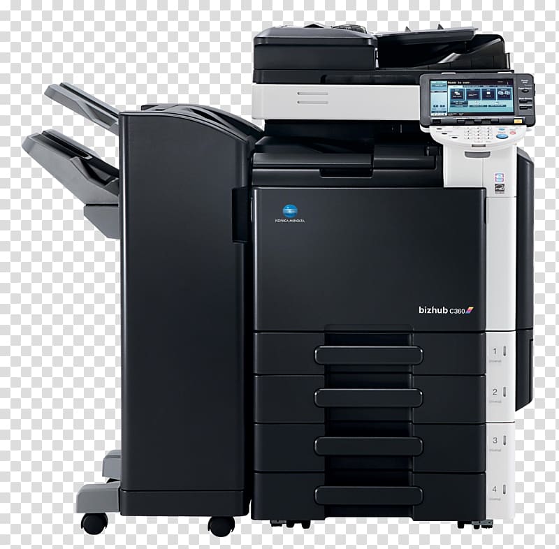 Konica Minolta copier Multi-function printer Printing, printer transparent background PNG clipart