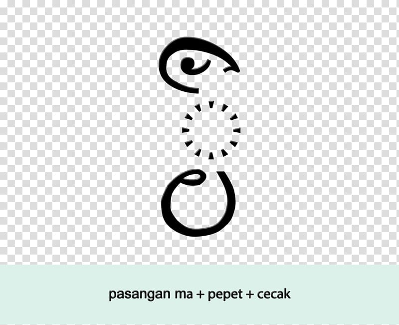 Javanese script Writing system Logo White, Maça transparent background PNG clipart