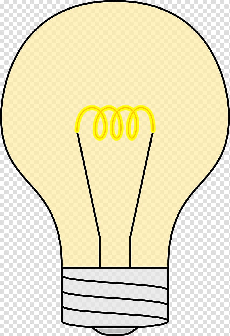 Incandescent light bulb Open Electric light, light transparent background PNG clipart