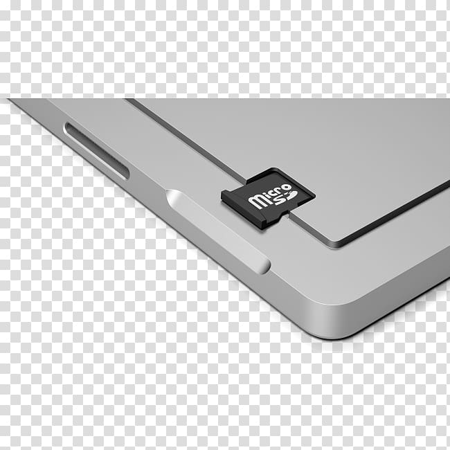 Surface Pro 4 MicroSD Secure Digital Intel Core Microsoft, microsoft transparent background PNG clipart