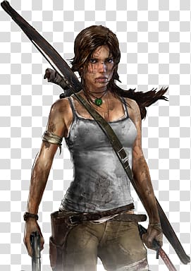 Lara Croft transparent background PNG clipart