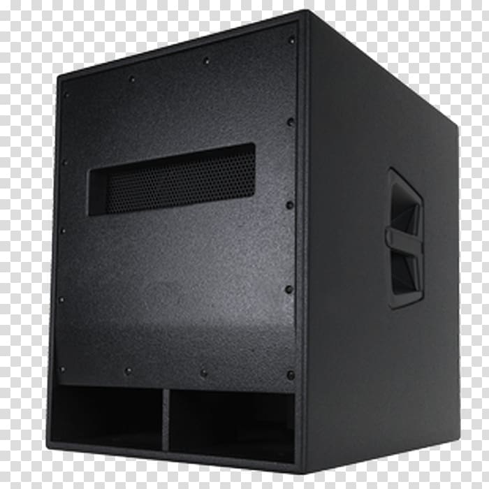 Subwoofer RCF Horn loudspeaker Band-pass filter, speaker box transparent background PNG clipart