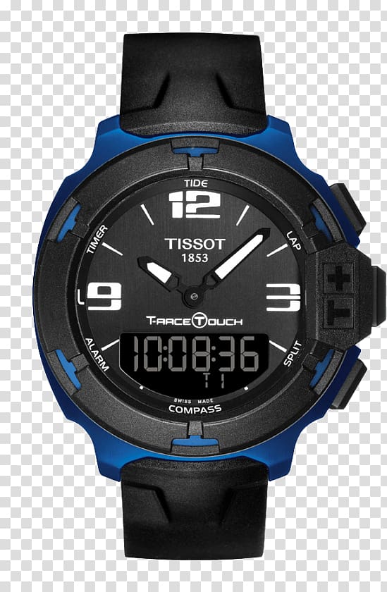 Tissot T-Race Chronograph Pocket watch Quartz clock, watch transparent background PNG clipart