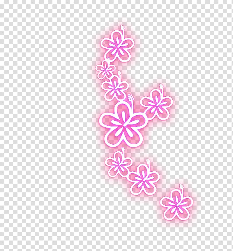 editing Flower Light, pink light transparent background PNG clipart
