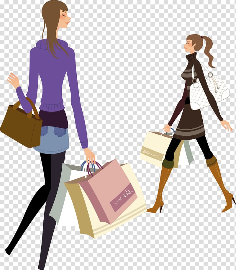 Shopping , shopping women transparent background PNG clipart