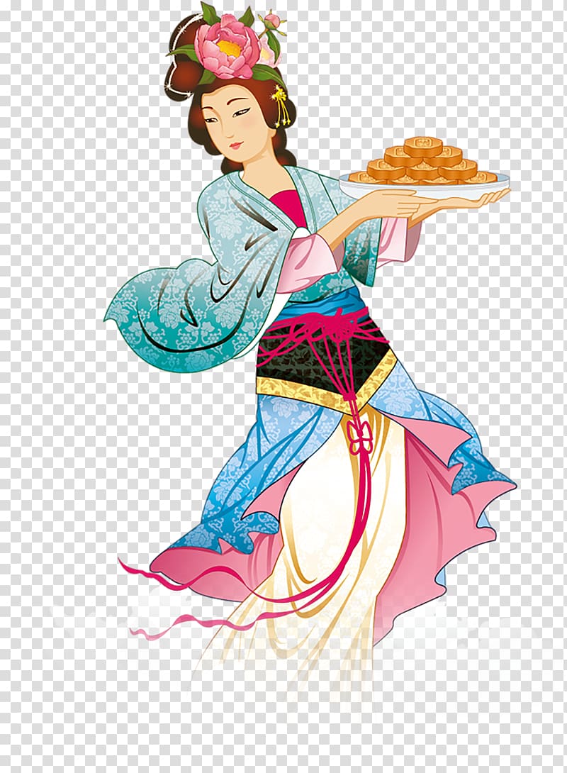 Chang E transparent background PNG clipart