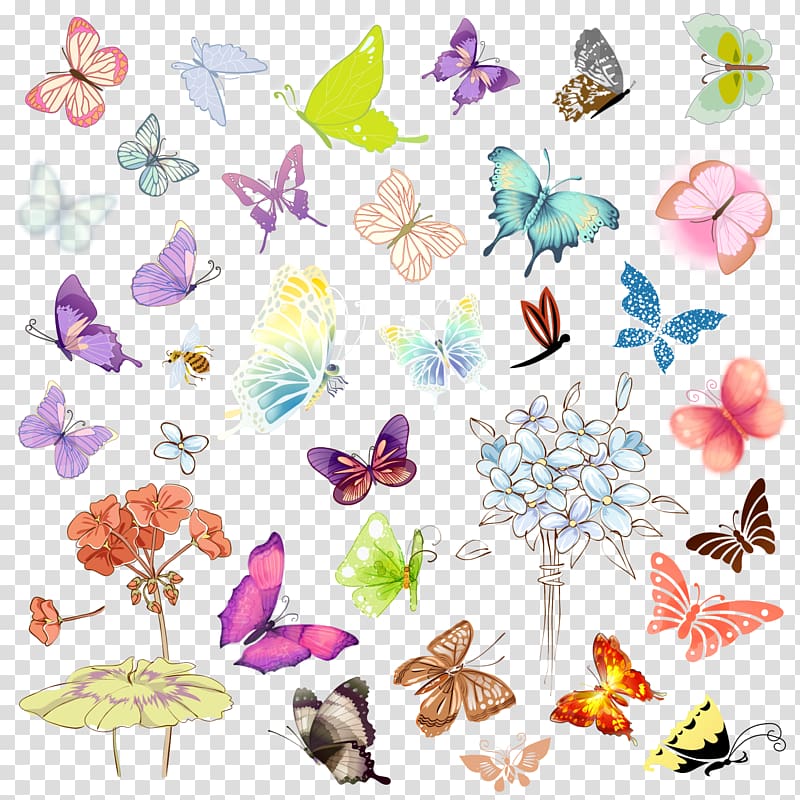 Butterfly Computer file, butterfly transparent background PNG clipart