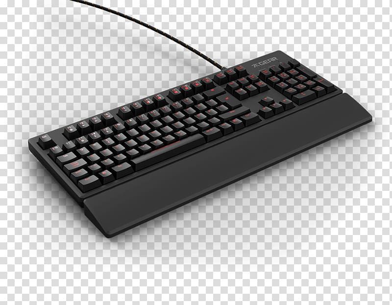 Computer keyboard Cherry Fnatic Gear Rush Gaming Keyboard Keycap, cherry transparent background PNG clipart