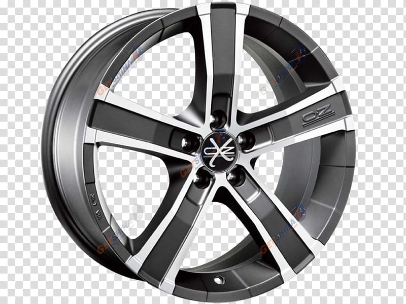 Car OZ Group Alloy wheel Rim, car transparent background PNG clipart