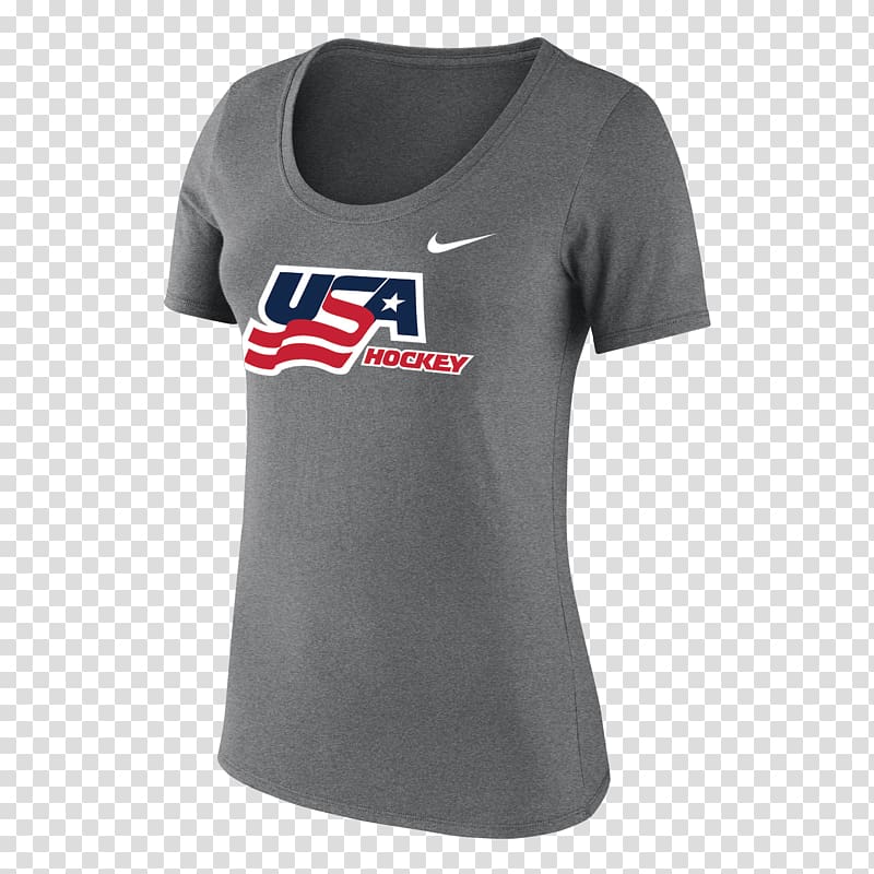 T-shirt United States women\'s national ice hockey team Clothing Nike Jersey, T-shirt transparent background PNG clipart
