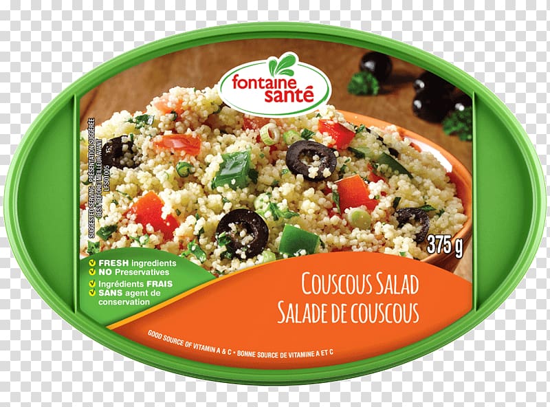 Couscous Vegetarian cuisine Salad Recipe Lebanese cuisine, salad transparent background PNG clipart