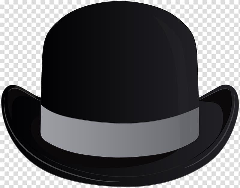 Bowler hat transparent background PNG clipart