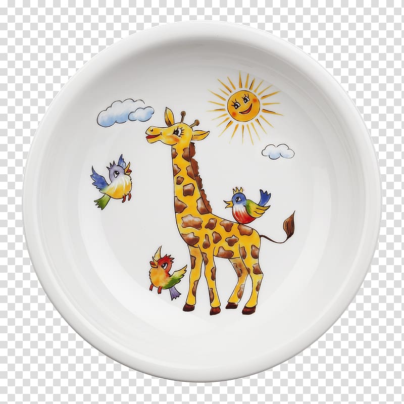 Plate Weiden in der Oberpfalz Seltmann Weiden Bunte Giraffe, gourmet buffet transparent background PNG clipart