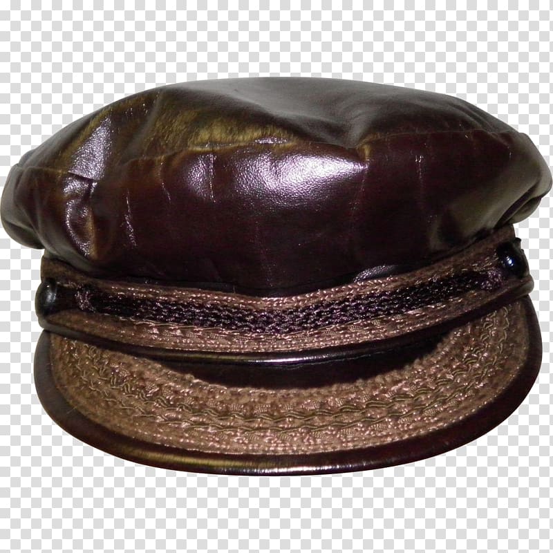 Newsboy cap Leather Hat Flat cap, Cap transparent background PNG clipart