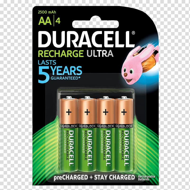 Battery charger Duracell Rechargeable battery AAA battery, aa battery transparent background PNG clipart