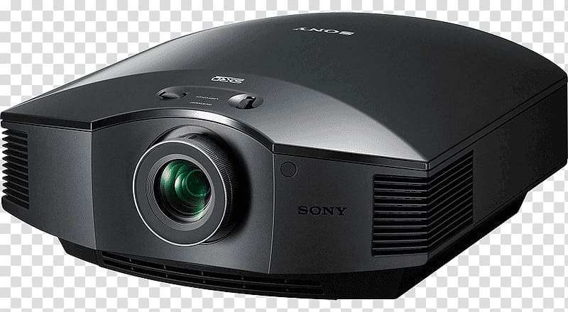 Silicon X-tal Reflective Display Multimedia Projectors Sony VPL-HW40ES, Projector transparent background PNG clipart