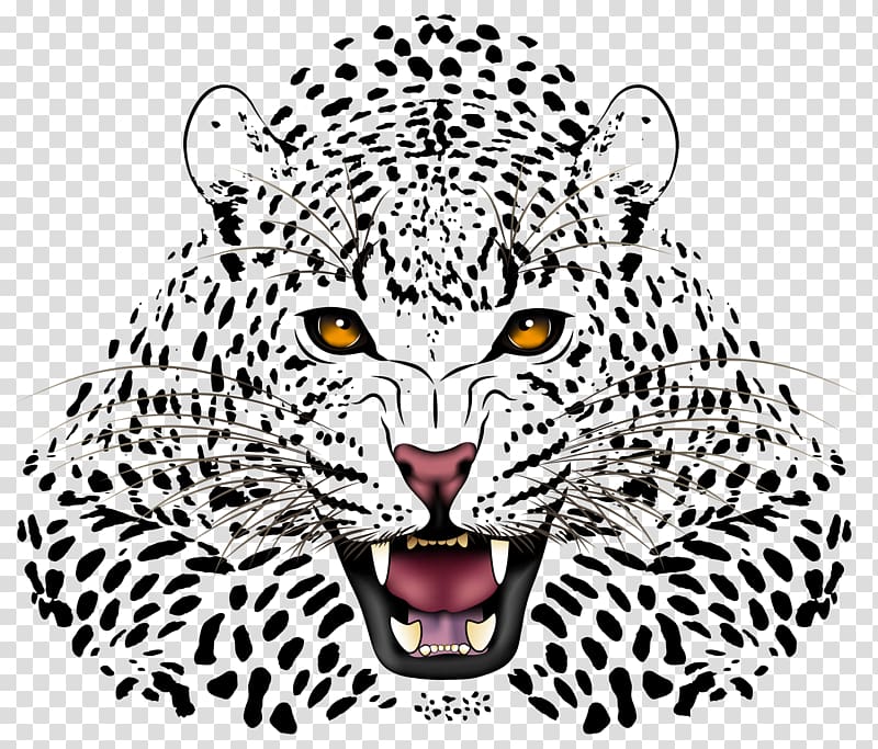 Drawing , Black tiger transparent background PNG clipart