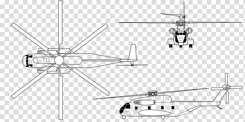 Sikorsky CH-53E Super Stallion Helicopter rotor Sikorsky MH-53 Sikorsky CH-53K King Stallion, sea sketch transparent background PNG clipart