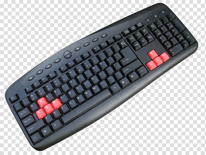 Computer keyboard Computer mouse Dell Wireless keyboard USB, keyboard transparent background PNG clipart