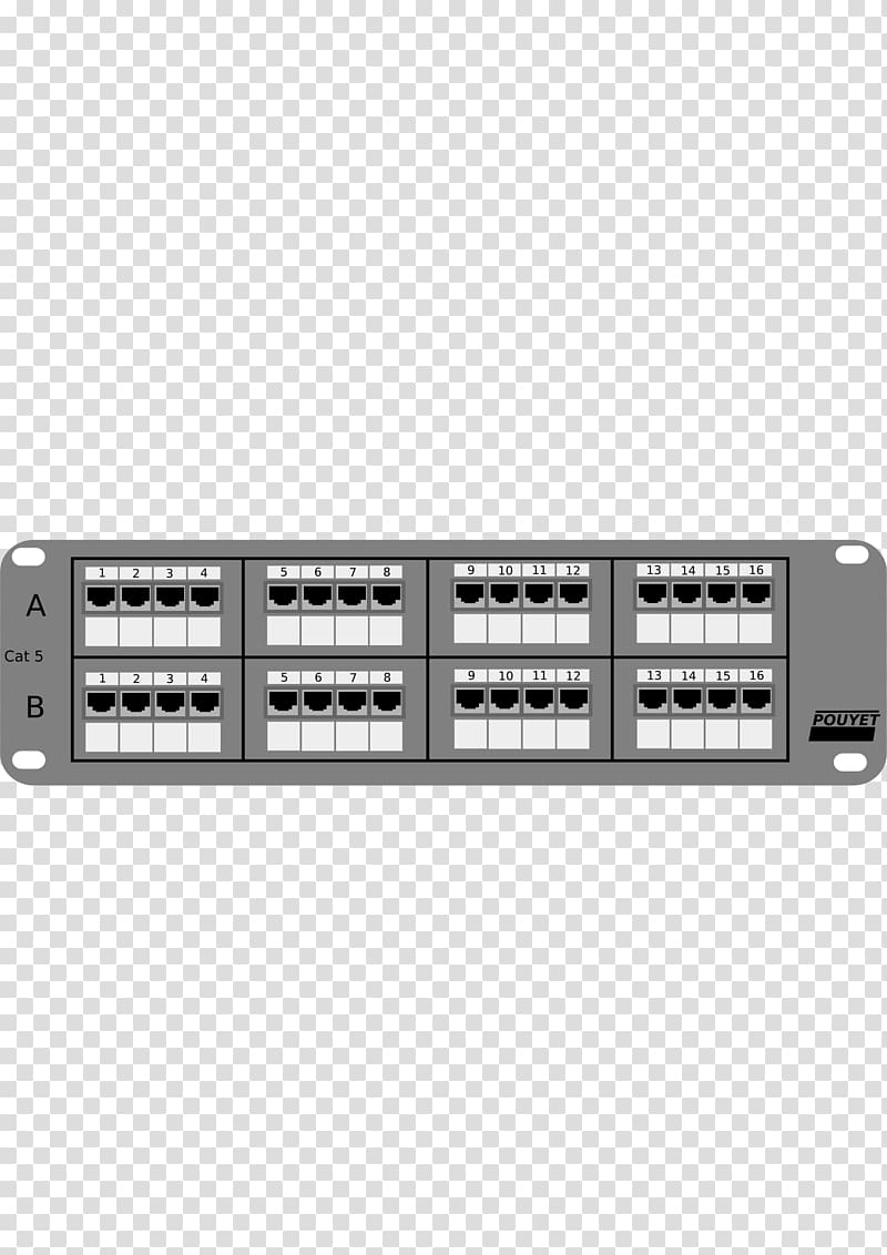 Patch Panels Network switch Computer port , panel transparent background PNG clipart