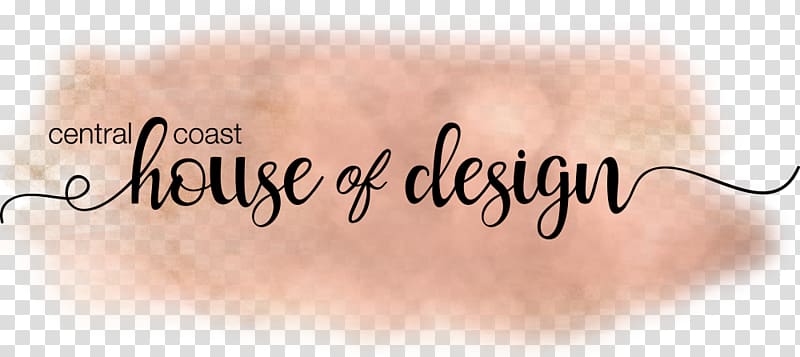 Logo Handwriting Brand Central Coast House of Design Font, Gold BOARD transparent background PNG clipart