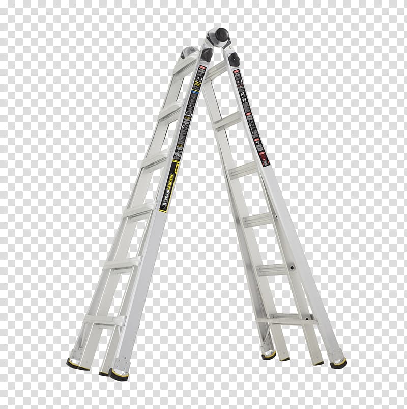 Attic ladder Gorilla Aluminium The Home Depot, ladder transparent background PNG clipart