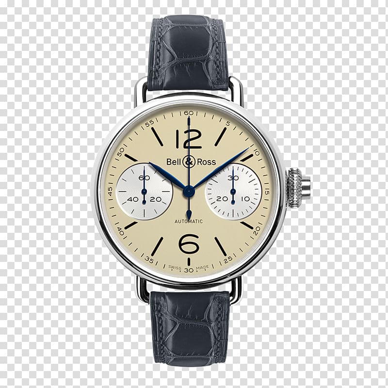 Chronograph Bell & Ross, Inc. Automatic watch, watch transparent background PNG clipart